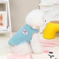 HKM-0294333 Cozy Polyester Vest for Small Dogs - Autumn and Winter Wear in British Style