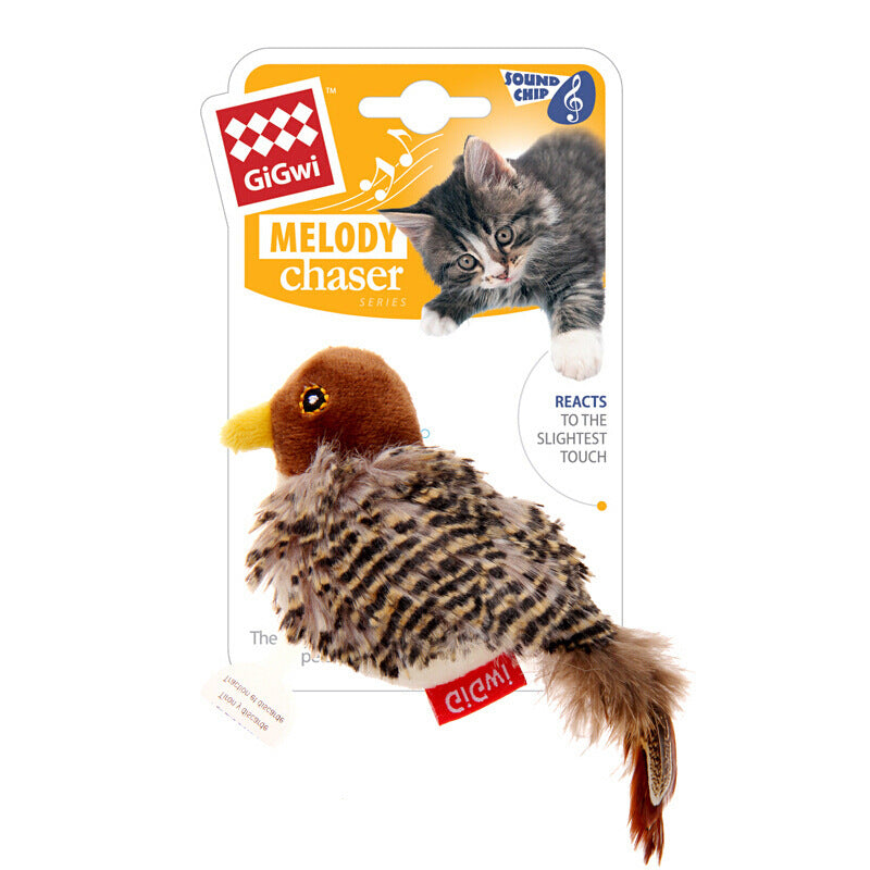 HKM-0294973 Interactive Sounding Mouse Toy with Imitated Rabbit Fur Material and Self-Sounding Feature