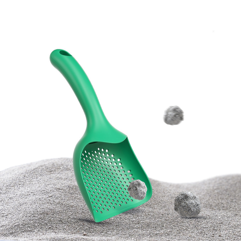 HKM-0295613 Lightweight Plastic Cat Litter Scoop - Durable Cleaning Tool for Easy Waste Removal
