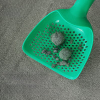 HKM-0295613 Lightweight Plastic Cat Litter Scoop - Durable Cleaning Tool for Easy Waste Removal