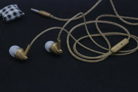 HKM-029587 Universal In-Ear Subwoofer Earplugs with Wired Connectivity for Android, iOS, and WindowsMobile – Available in Gold, Rose Gold, and Silver