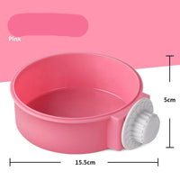 HKM-0296125 Hanging Anti-Overturning Cat and Dog Food Bowl in Various Colors and Sizes