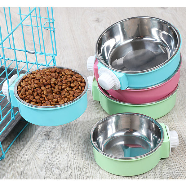 HKM-0296125 Hanging Anti-Overturning Cat and Dog Food Bowl in Various Colors and Sizes