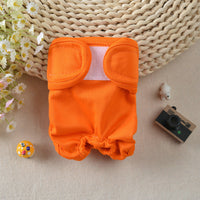 HKM-0296509 Anti-harassment Cotton Menstrual Pants with Velcro Closure - Available in Blue, Orange, Green, Rose Red, Sizes S, M, L