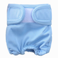 HKM-0296509 Anti-harassment Cotton Menstrual Pants with Velcro Closure - Available in Blue, Orange, Green, Rose Red, Sizes S, M, L