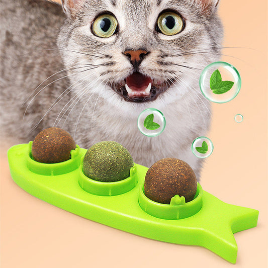 HKM-029715 Pet cat molar stick toy 3 in 1 combination