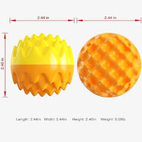 HKM-0297405 Durable Squeaky Dog Ball Toy for Aggressive Chewers - Dental Care & Mental Enrichment for All Breeds