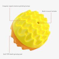 HKM-0297405 Durable Squeaky Dog Ball Toy for Aggressive Chewers - Dental Care & Mental Enrichment for All Breeds