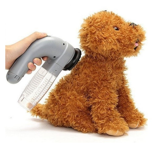 HKM-0297789 Portable Electric Pet Hair Vacuum and Massage Cleaner for Easy Grooming and Cleanup