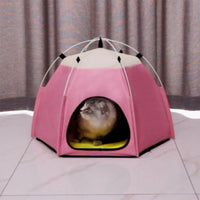 HKM-029779 Cozy Cloth Cat Litter Kennel Tent in Multiple Colors