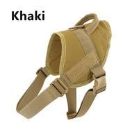HKM-0299197 Lightweight Tactical Training Dog Vest, Waterproof Nylon K9 Chest Strap, Adjustable with Padded Lining