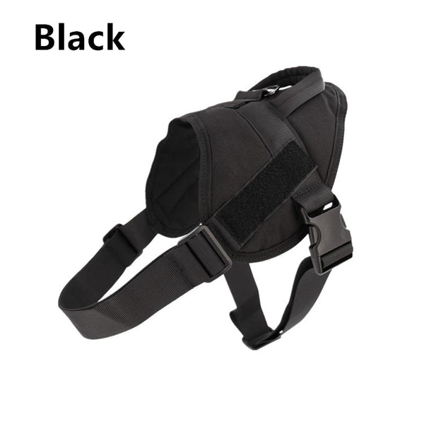 HKM-0299197 Lightweight Tactical Training Dog Vest, Waterproof Nylon K9 Chest Strap, Adjustable with Padded Lining