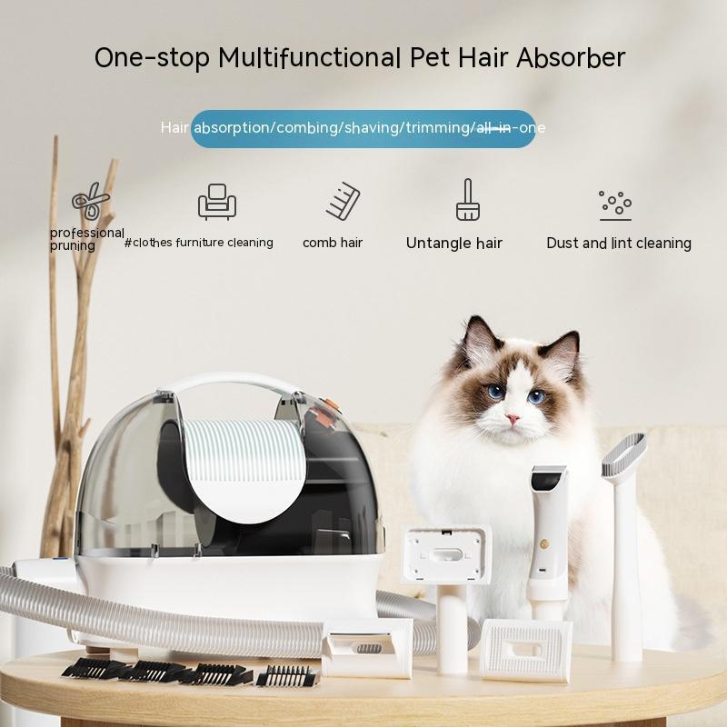 HKM-0301501 Multifunctional Pet Hair Vacuum Cleaner with Conditioner and Grooming Tools