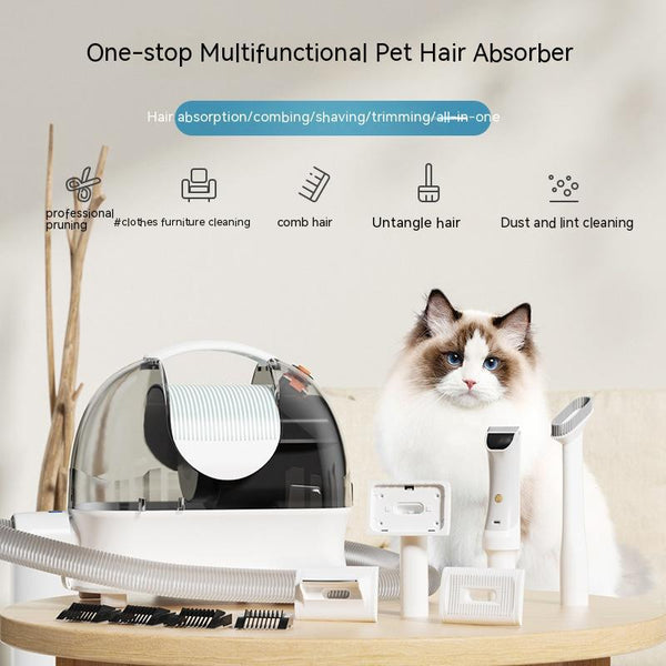 HKM-0301501 Multifunctional Pet Hair Vacuum Cleaner with Conditioner and Grooming Tools