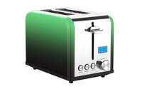 HKM-030163 Digital 2 Slice Toaster with LCD Display - Smart Kitchen Appliance for Precise Toasting