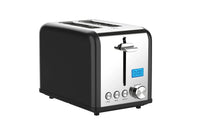HKM-030163 Digital 2 Slice Toaster with LCD Display - Smart Kitchen Appliance for Precise Toasting