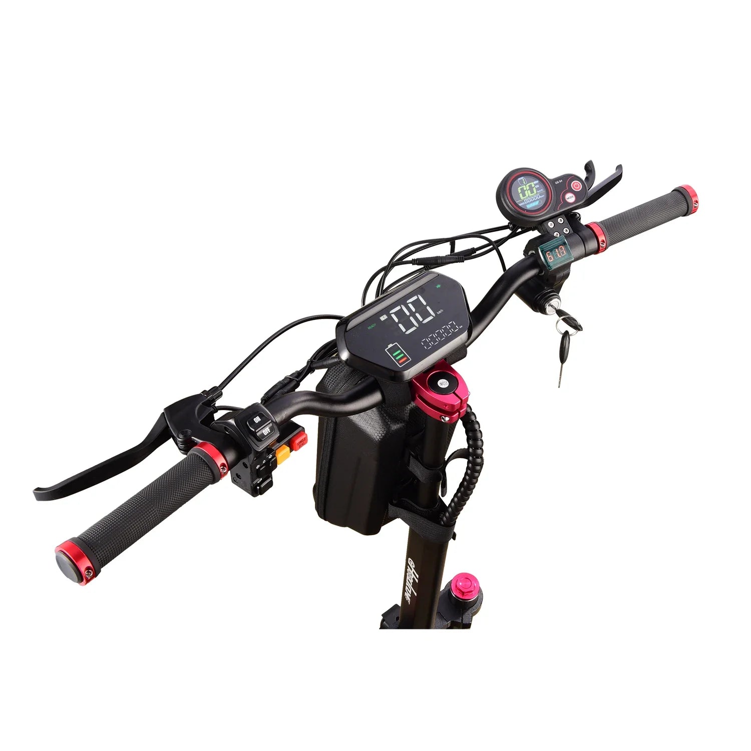 HKM-030291 5600W Electric Scooter with Seat, 80-100km Range, 100km/h Max Speed, Foldable, 11-Inch Tires