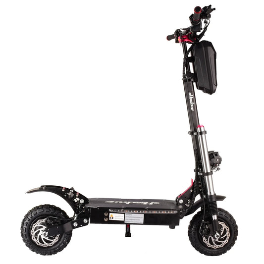 HKM-030291 5600W Electric Scooter with Seat, 80-100km Range, 100km/h Max Speed, Foldable, 11-Inch Tires
