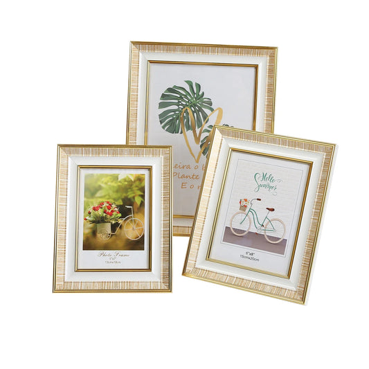 HKM-030291 Creative DIY Wooden Picture Frame for Table Decoration and Photo Wall – Available in Sizes 5" to 10" and A4