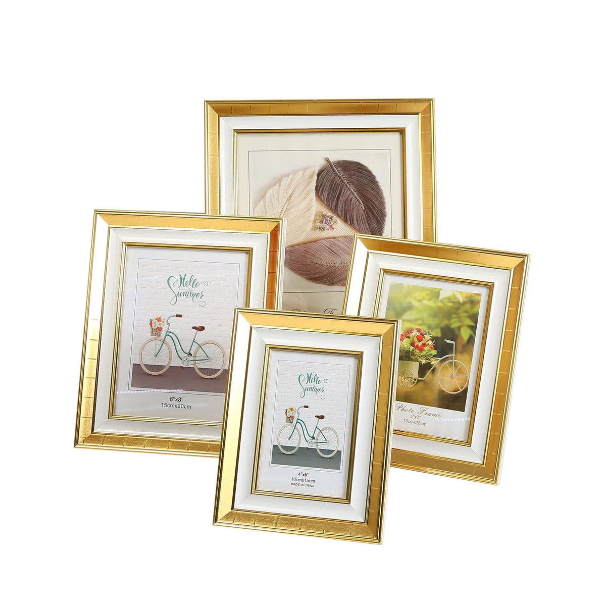 HKM-030291 Creative DIY Wooden Picture Frame for Table Decoration and Photo Wall – Available in Sizes 5" to 10" and A4
