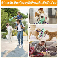 HKM-0303165 Interactive Plush Octopus Chew Toy for Dogs - Squeaky, Durable, and Ideal for Teeth Cleaning and Playtime