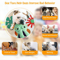 HKM-0303165 Interactive Plush Octopus Chew Toy for Dogs - Squeaky, Durable, and Ideal for Teeth Cleaning and Playtime