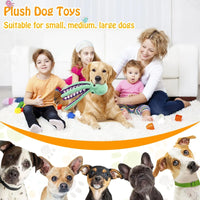 HKM-0303165 Interactive Plush Octopus Chew Toy for Dogs - Squeaky, Durable, and Ideal for Teeth Cleaning and Playtime