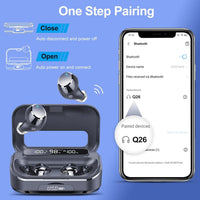 HKM-030419 Transparent Crystal TWS True Wireless Earbuds with Handsfree Functionality