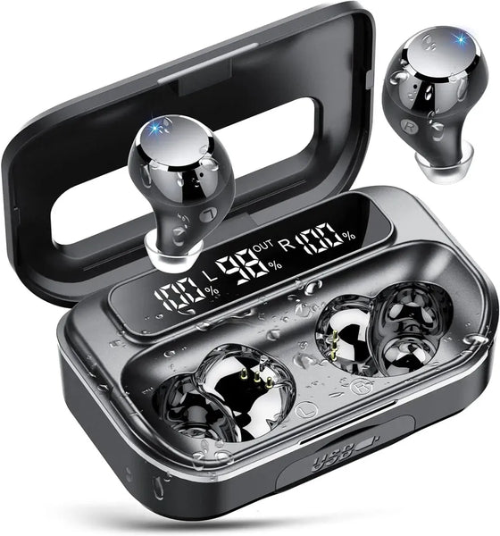 HKM-030419 Transparent Crystal TWS True Wireless Earbuds with Handsfree Functionality