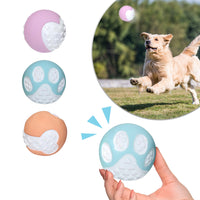 HKM-0304317 Durable Non-Toxic Dog Toy Balls for Chewing and Teeth Cleaning - 12 Pack High Bounce Rubber Balls