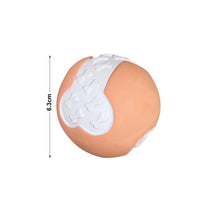 HKM-0304317 Durable Non-Toxic Dog Toy Balls for Chewing and Teeth Cleaning - 12 Pack High Bounce Rubber Balls