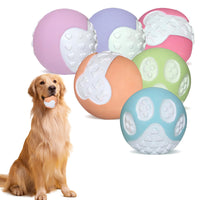 HKM-0304317 Durable Non-Toxic Dog Toy Balls for Chewing and Teeth Cleaning - 12 Pack High Bounce Rubber Balls
