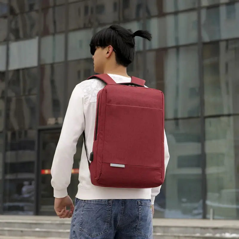 HKM-030483 Custom Men's Waterproof Polyester Laptop Backpack for Business and Travel