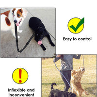 HKM-0305469 Dual-Headed Nylon Dog Leash for Convenient Pet Control