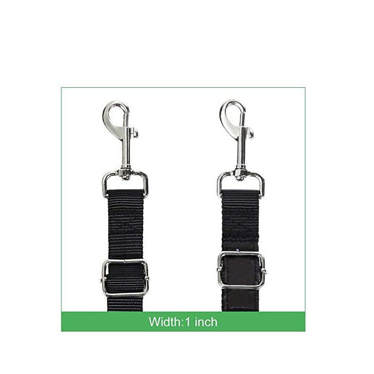 HKM-0305469 Dual-Headed Nylon Dog Leash for Convenient Pet Control