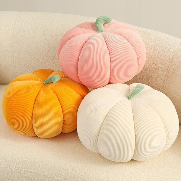 HKM-030547 Modern Minimalist Pumpkin-Shaped Pillow Cushion in Various Colors and Sizes