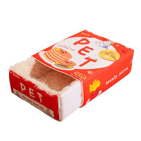 HKM-0305725 Cozy Fully Enclosed Cloth Cat Nest in Red and Blue - Available in Small and Large Sizes