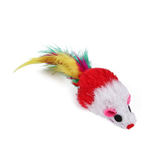 HKM-0306493 Funny Cat Stick Toy with Plush Feathers and Durable PP/Metal Materials