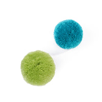 HKM-0306493 Funny Cat Stick Toy with Plush Feathers and Durable PP/Metal Materials