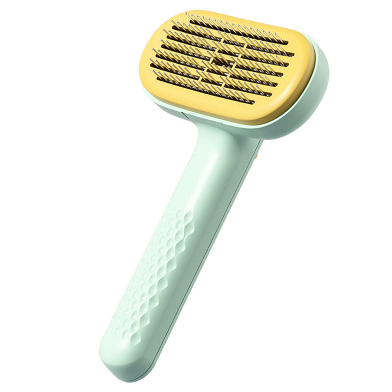 HKM-0307261 Pet Knot Hair Removal Comb with Round and Rubber Head, Multi-Color Options