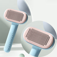 HKM-0307261 Pet Knot Hair Removal Comb with Round and Rubber Head, Multi-Color Options
