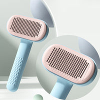 HKM-0307261 Pet Knot Hair Removal Comb with Round and Rubber Head, Multi-Color Options