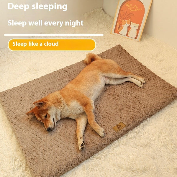 HKM-0307517 Cozy Warm Plush Pet Bed for Cats and Dogs in Various Colors and Sizes