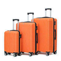 HKM-030803 Luggage Set with Spinner Trolley - Travel Organiser Bags in Matching Colours (20'', 26'', 30'')