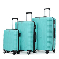 HKM-030803 Luggage Set with Spinner Trolley - Travel Organiser Bags in Matching Colours (20'', 26'', 30'')