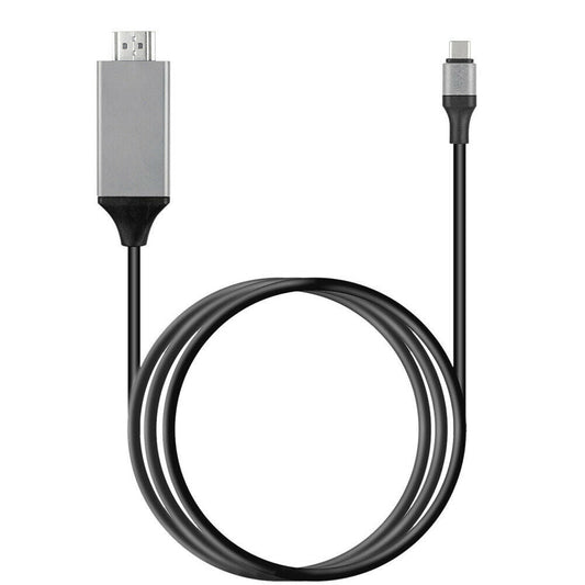HKM-030803 Type-C to HDMI Video Converter Cable, 1.8m Copper Core, Single Head Design