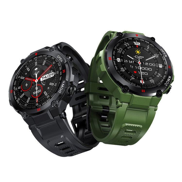 HKM-030931 Heart Rate Monitoring Sports Watch with Bluetooth Connectivity – ABS Material, Available in Black, Green, Gray