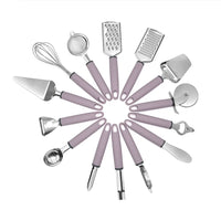 HKM-031123 14-Piece Multi-Functional Stainless Steel Kitchenware Set for Baking and Food Preparation