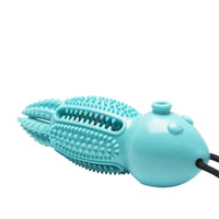 HKM-0312253 Molar Cleaning Octopus Toy for Dogs - Pet Dental Care Device in Red, Blue, Green