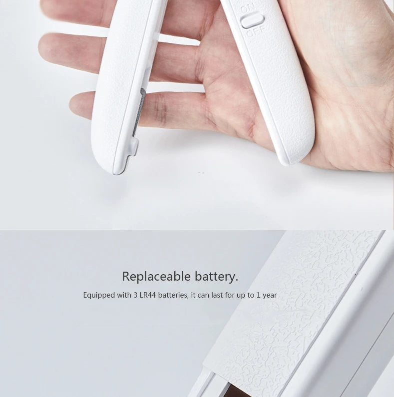 HKM-0312893 LED Pet Nail Clipper with Hidden File - Stainless Steel Blade and Transparent Baffle Design